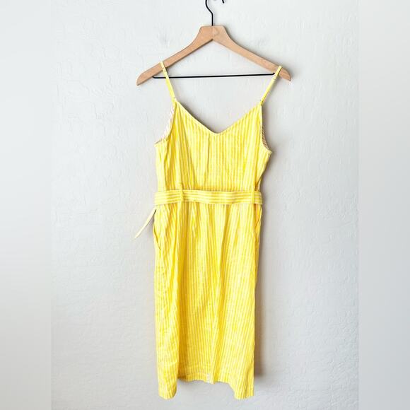 Ted Baker yellow stripe summer sundress dress 2 NEW - Picture 8 of 11